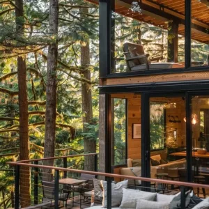 Cabin With Indoor/outdoor Spaces