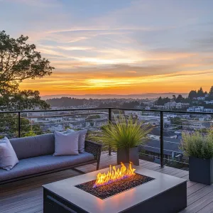 Sunset Serenity on the Rooftop