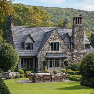 Charming Stone Cottage with Mountain Views