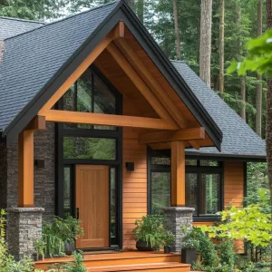 A-Frame Retreat: Timber Tranquility in the Forest