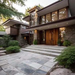 Majestic Retreat in Stone and Green