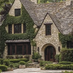 Rustic Retreat With Ivy Adornments