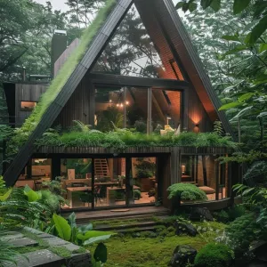 A-frame With Rooftop Garden