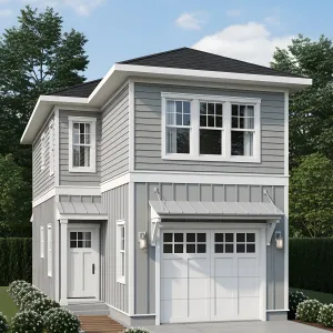 Compact Living: Charming Home with Garage