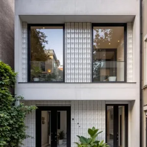 Glass Block Delight: An Urban Sanctuary