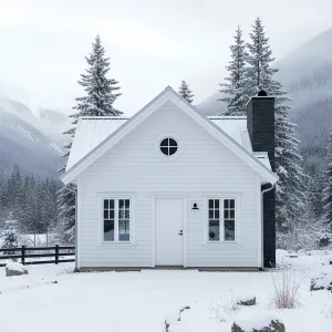 Nordic Porthole Chimney Cottage