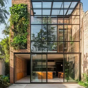 Preview of Glass House Getaway with a Brick Twist