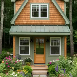 Preview of Quaint Woodland Retreat with Blossoming Garden