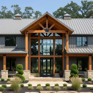 Luxury Lodge with a Barnyard Twist