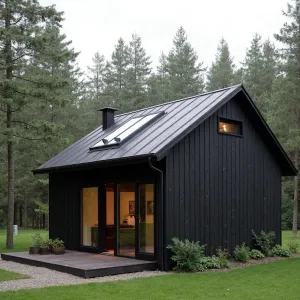 Black Timber Tranquility: The Cozy Cubby