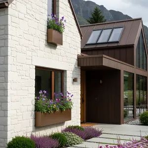 Petal Paradise with Mountain Views