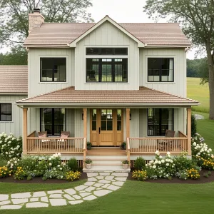 Rustic Hideaway with Blooming Charm