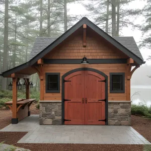 Lakeside Timber-And-Stone Workshop