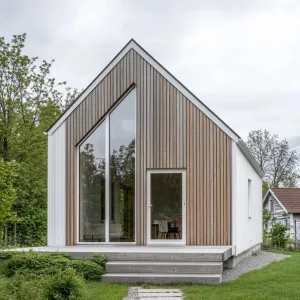 Modern Nordic Nook With a Peaked Personality