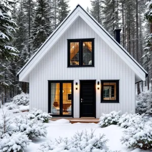 Wintertime Hideaway: Norway’s Gable Haven