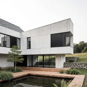 Pondside Serenity in Avant-Garde Architecture