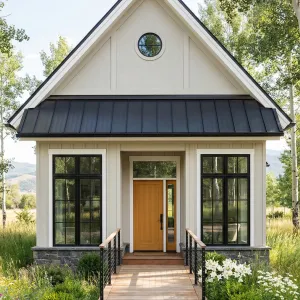 Circle Window Meadowwalk Cottage