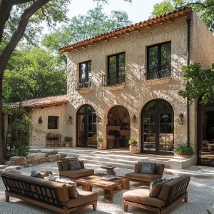 Chic Stone Retreat With Nature’s Hug