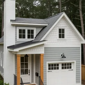 Quaint Nook: Tiny Home with a Cheerful Garage