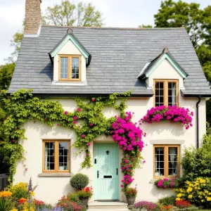 Fairy Tale Cottage with Floral Finery