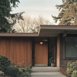 Mid-Century Entrance Delight