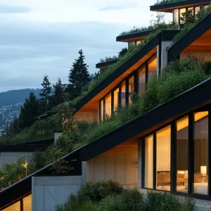Terraced Marvel: The Eco-Friendly Abode