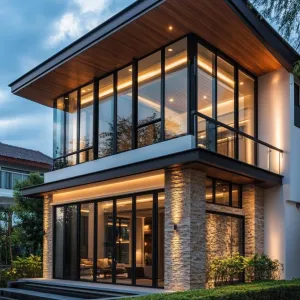 Glass Glimmer: Thai Modernity Unveiled