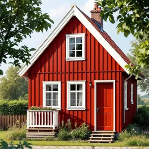 Scarlet Cottage: A Vibrant Escape