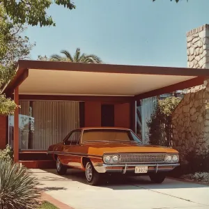 A Driveway to the 70s: A Flashback Porch