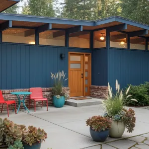 When Blue Met Bold: A Mid-Century Tale