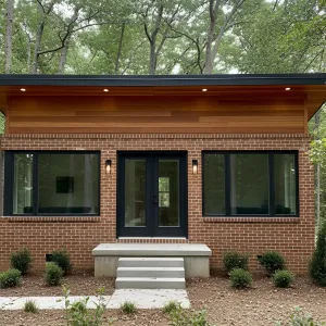 Quirky Cottage: The Brick and Wood Fusion