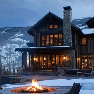 Fireside Bliss with a Mountain Kiss