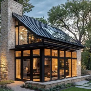 Modern Cozy Stone Cottage