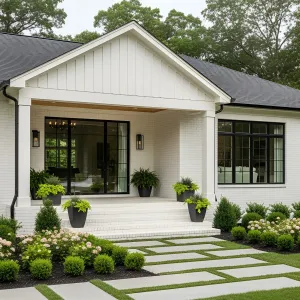 White Ranch Oasis with a Touch of Whimsy