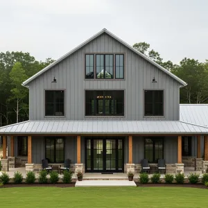 Two-Story Tin Top: The Not-So-Barn Barn
