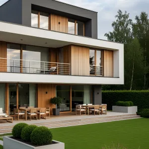Sophisticated Retreat: Lawn and Lounge