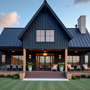 Gable Charm on Grassy Fields