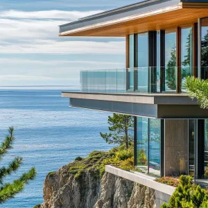 Cliff-Top Serenity: A Modern Refuge