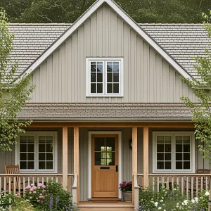 Cozy Haven Nestled in Floral Splendor