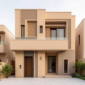 Desert Dwelling with Geometric Grace