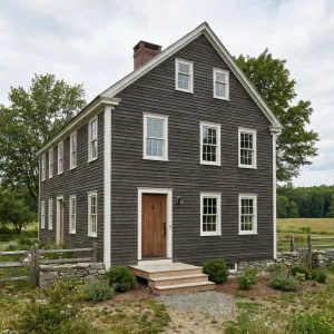 Weathered Wood Garrison Farmstead