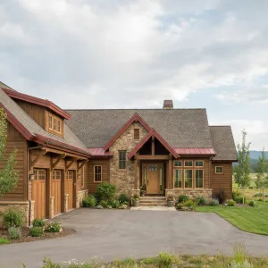 Country Gable Stonefront Retreat