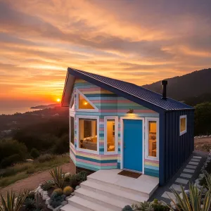 Prismatic Ponderosa: The Colorful Cottage