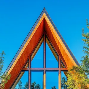 A-Frame Splendor Under Scandinavian Skies