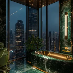 Bathtub with a View: Soaking in the Clouds