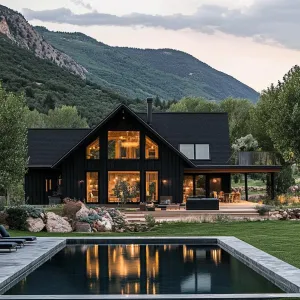 Nordic House Nestled in Nature