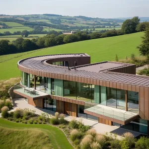 Curved Copper Crescent