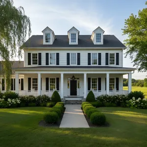 Shuttered Veranda Farmhouse Revival