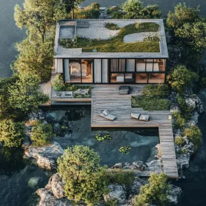 Oasis on the Lake: Modern Living Meets Tranquil Waters