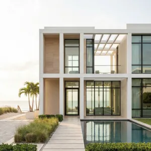 Calm Horizon Beachfront Courtyard Villa